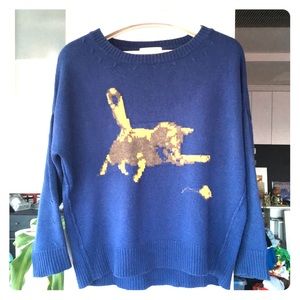 Yoon Cat&Mouse Wool Blend Drop Shoulder Sweater